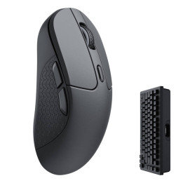 Ratón inalámbrico para juegos Keychron M3 RGB 4000Hz (negro) [M3-A4].