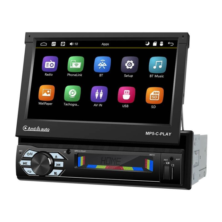 Автомобильный монитор 7 дюймов Podofo A3012 Carplay&Android Auto,