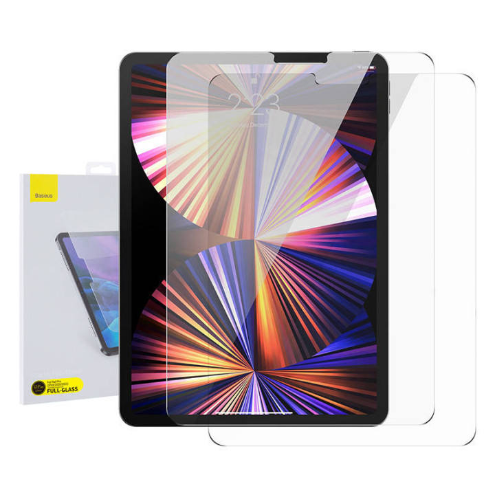 Vidrio Templado Baseus 0.3mm para iPad 12.9" (2uds)