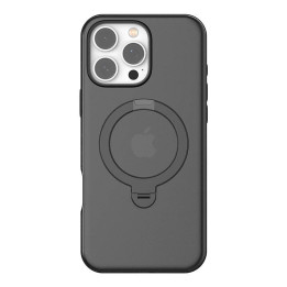 Estuche Torras Ostand Spin para iPhone 16 Pro (Negro)