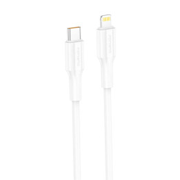 Foneng XS01 PD27W Cable USB-C a Lightning, 1m (blanco)