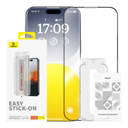Protección de Privacidad Vidrio Templado Baseus Zafiro iPhone 15 Plus