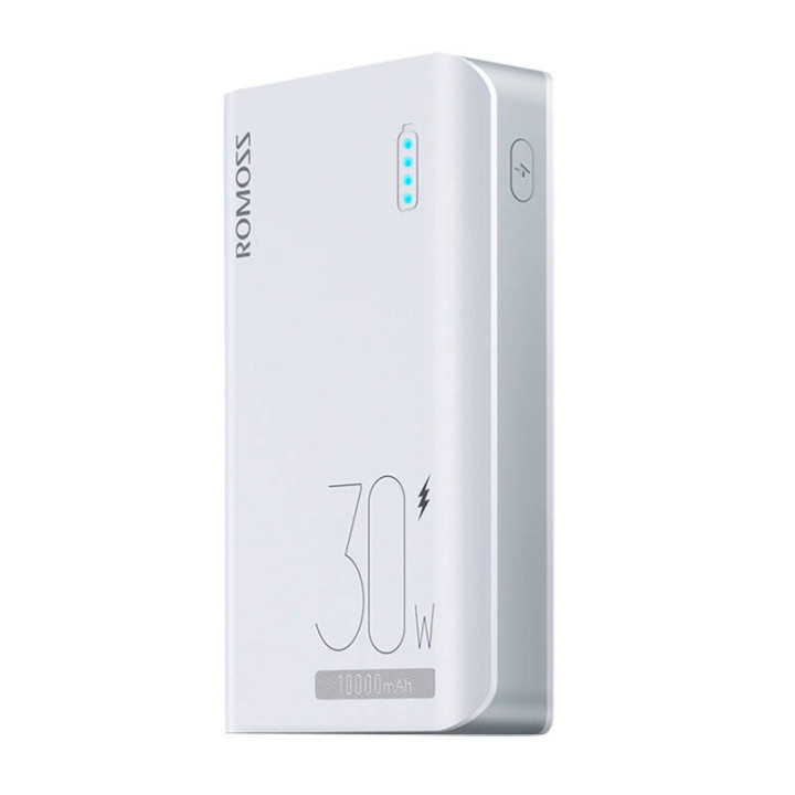 Powerbank Romoss Sense 4S Pro 10000mAh, 30W (blanco)