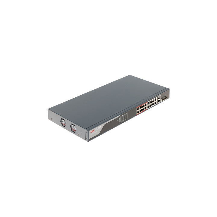 CONMUTADOR POE DS-3E1318P-EI 16 PUERTOS SFP Hikvision
