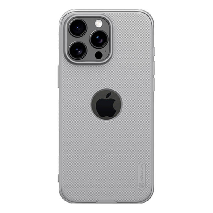 Funda Nillkin Super Frosted Shield Pro para iPhone 16 Pro Max (gris)