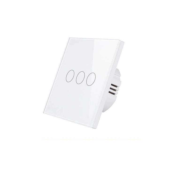 SmartWise Z3-LS 3-клавишный интеллектуальный настенный сенсорный переключатель Zigbee (один провод под напряжением)