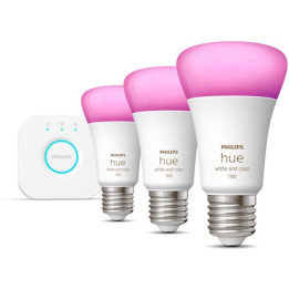 Philips Hue bridge + 3x E27 9W RGBW