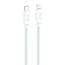 Foneng XS02 PD27W Cable USB-C a Lightning, 1,2 m (azul)