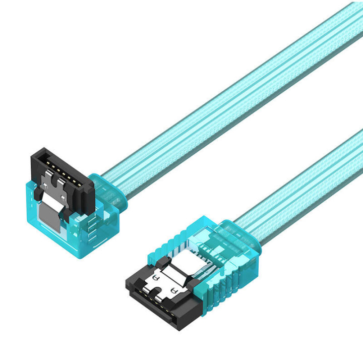 Кабель SATA 3.0 Vention KDDRD 6GPS 0,5м (синий)