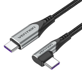 Cable USB 2.0 en ángulo Vention TAKHG C a C 5A 1,5m (gris)