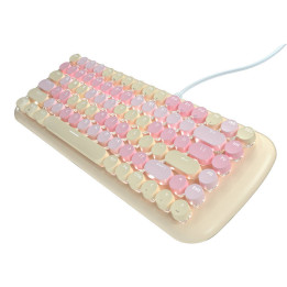 Teclado mecánico con cable MOFII Candy M (crema)