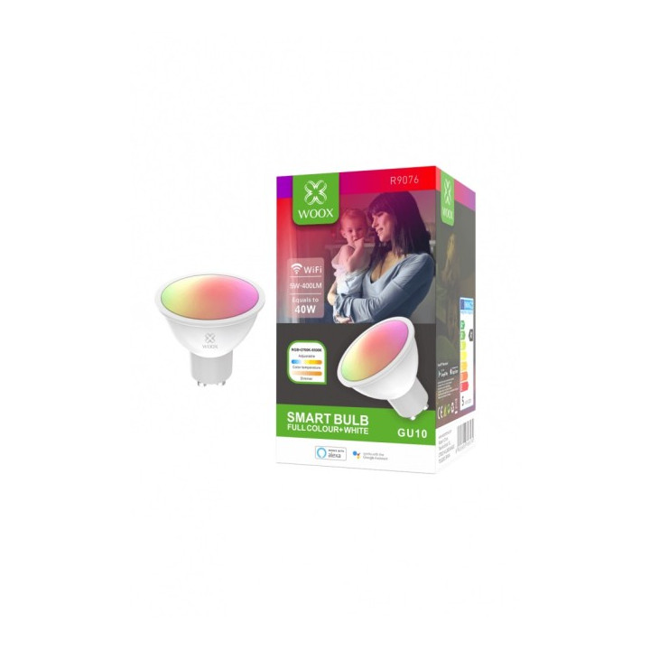 WOOX R9076 Smart WiFi LED RGB CCT 5 Вт GU10_