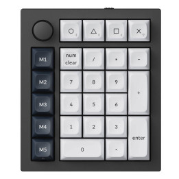 Беспроводная цифровая клавиатура Keychron Q0 Max RGB, красный переключатель (черный) [Q0M-M1].