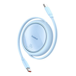 Cable USB-C a USB-C Baseus Free2Draw, PD, 100W, 1m (azul)