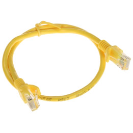 RJ45/0.5-YELLOW Ethernet Patch Cable 0.5 m Yellow