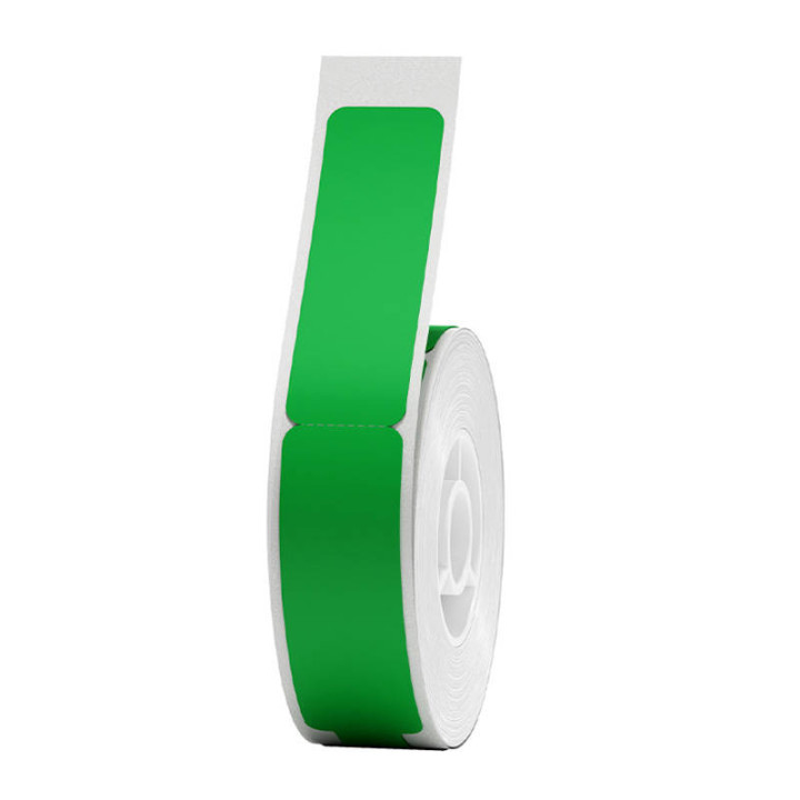 Niimbot Pegatinas Térmicas 12,5x74+35, 65 uds (Verde)