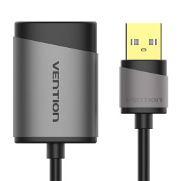 Внешняя звуковая карта USB Vention CDKHB, TRS 3,5 мм, 0,15 м (серый)