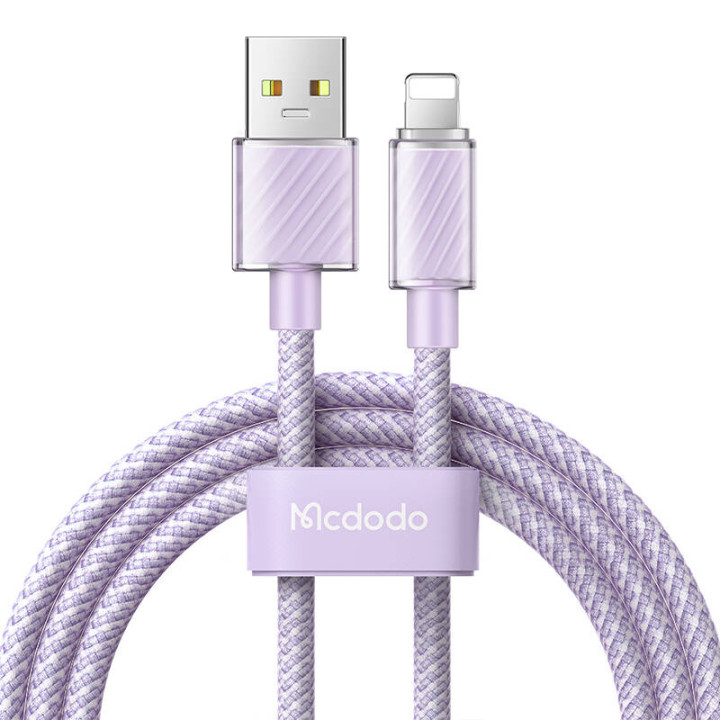 Cable USB-A a Lightning Mcdodo CA-3642, 1,2m (púrpura)