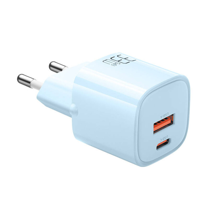 Зарядное устройство GaN 33W Mcdodo CH-0154 USB-C, USB-A (синее)