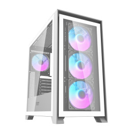 Darkflash DRX90 Caja de cristal para ordenador (blanco)