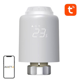 Умный термостат радиаторный клапан Avatto TRV07 WiFi TUYA