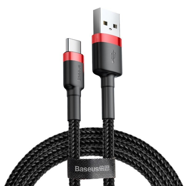 Baseus Cafule cable USB-C 2A 2m (Rojo+Negro)