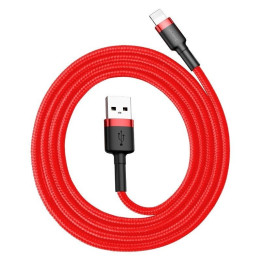 Кабель Baseus Cafule USB Lightning 2А 3м (красный)