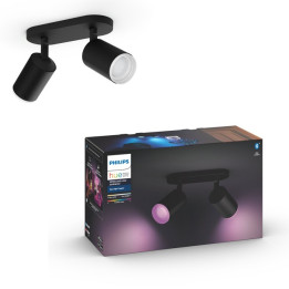 Philips Hue Fugato пластина/спираль черный 2x5,7 Вт