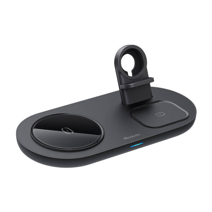 Cargador Inalámbrico Mcdodo CH-7061 3 en 1 15W (móvil/TWS/Apple watch) (negro)