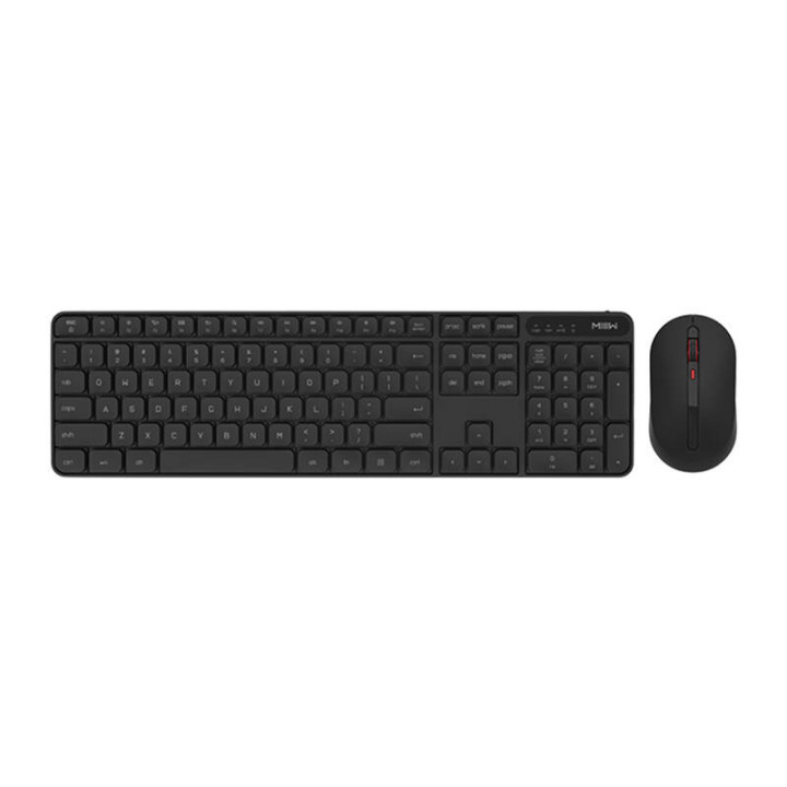 Conjunto combinado de teclado y mouse inalámbricos MIIIW (negro)