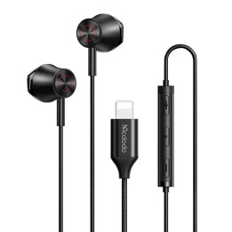 Auriculares con cable Mcdodo HP-4080, relámpago (negro)