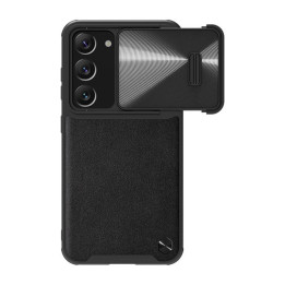 Nillkin CamShield Funda de cuero para Samsung Galaxy S23 (negro)