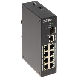 ПРОМЫШЛЕННЫЙ КОММУТАТОР PFS3110-8T 8-ПОРТОВЫЙ SFP DAHUA