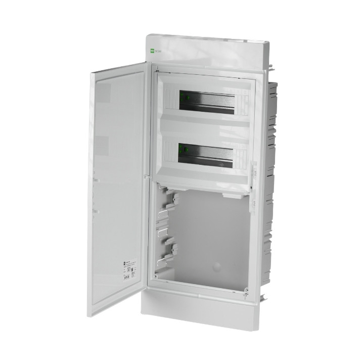 FLUSH-MOUNTING DISTRIBUTION CABINET 24-MODULAR ELEGANT-TWIN-2X12/PT/W/EPN Elektro-Plast