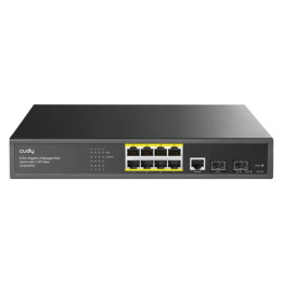 Cudy GS2008PS2 8-портовый управляемый коммутатор Layer 2 Gigabit PoE+ с 2 слотами SFP, 120 Вт