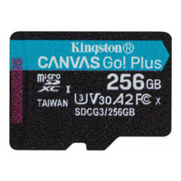 Memory card microSD 256GB Kingston Canvas Go Plus