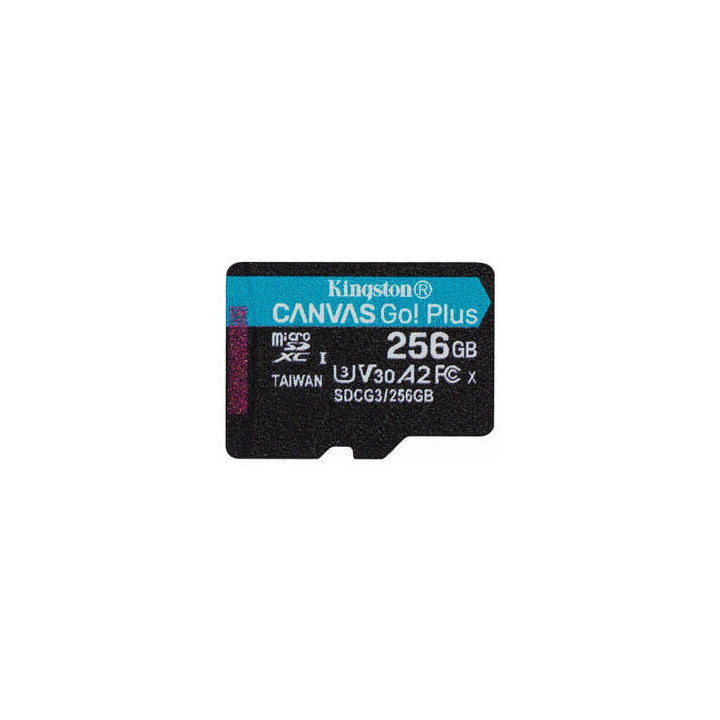 Карта памяти microSD 256 ГБ Kingston Canvas Go Plus