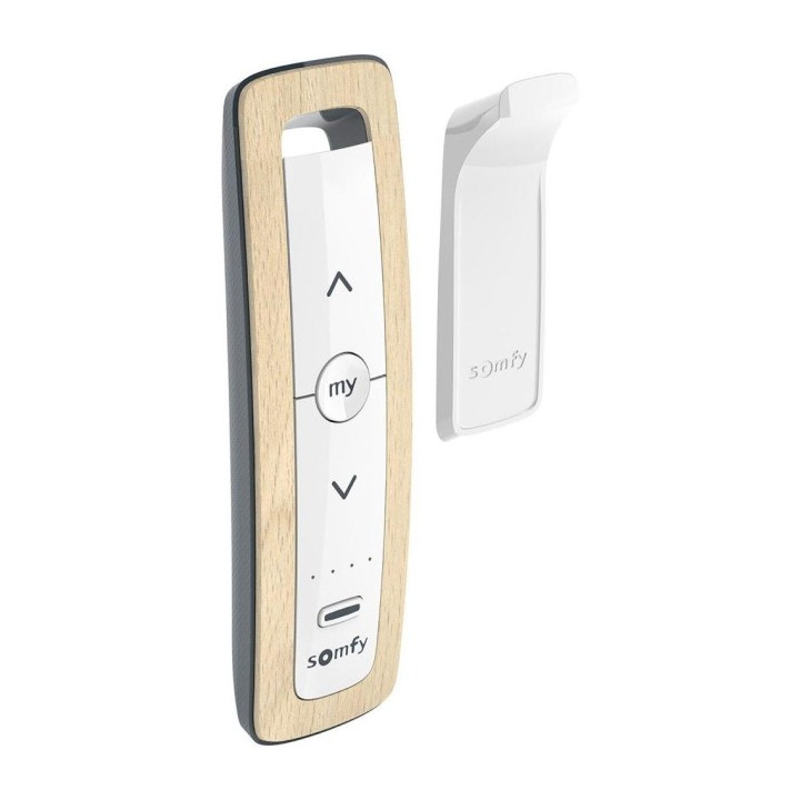 Somfy 5-channel Situo io remote control in light wood imitation