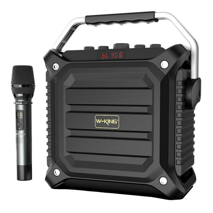 Беспроводная Bluetooth-колонка W-KING K3H 100 Вт + микрофон (черный)