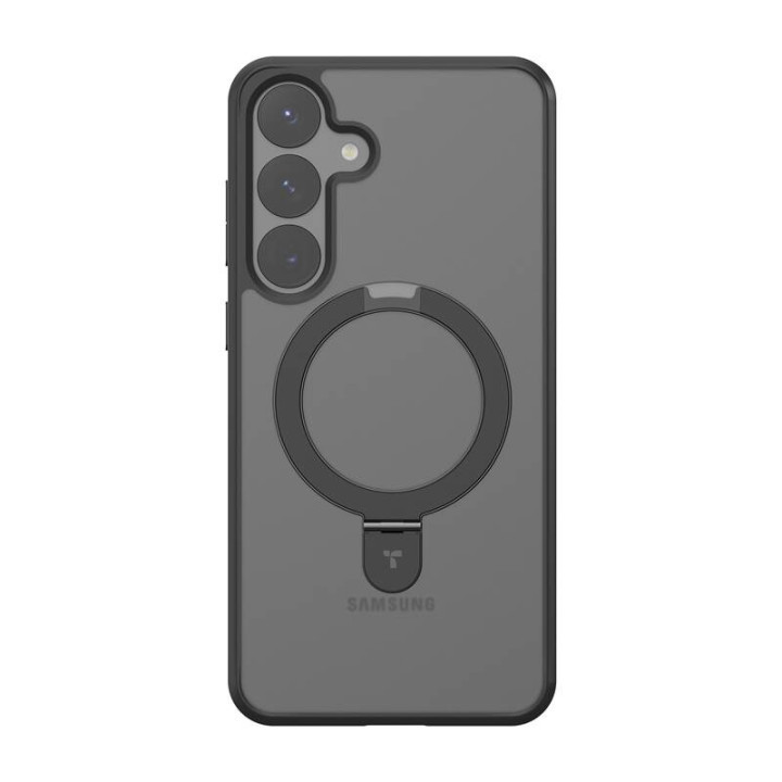 Funda para teléfono Torras Ostand Series para Samsung S25+ (negro)