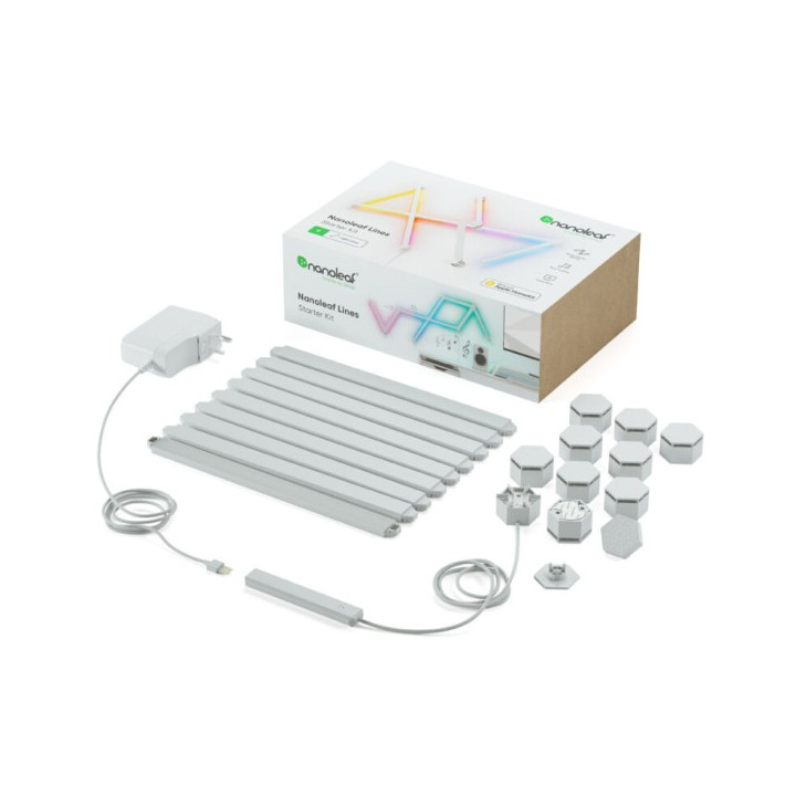 Nanoleaf Lines Starter Kit - light strips (15 pieces, 1 controller)