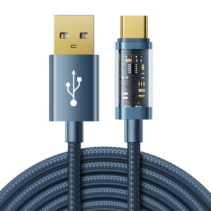 Cable a USB-A / Surpass / Type-C / 3A / 1,2m Joyroom S-UC027A12 (azul)