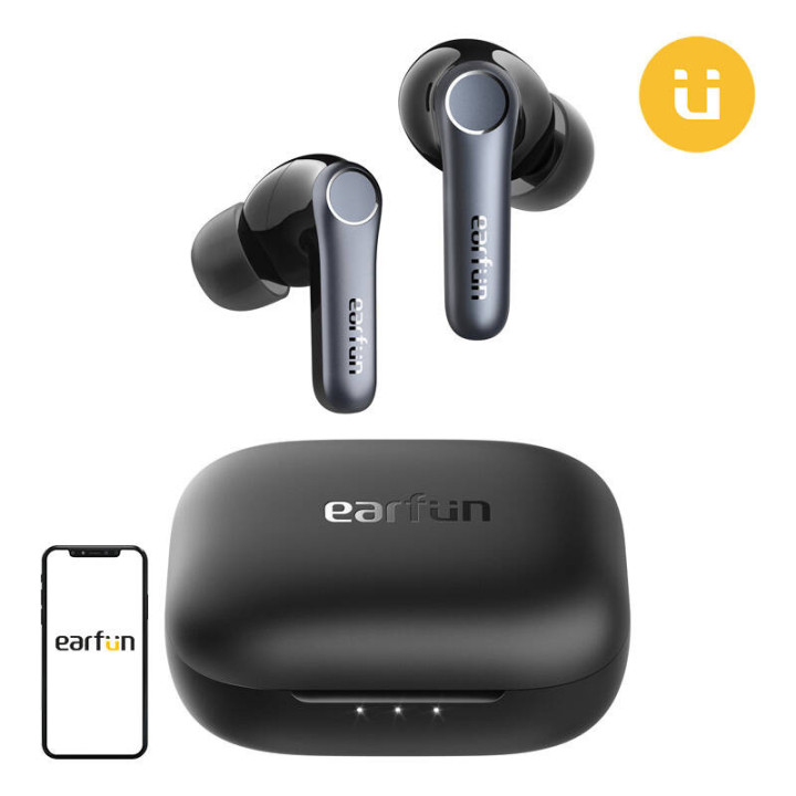 Auriculares inalámbricos TWS EarFun Air Pro 4, ANC (negro)