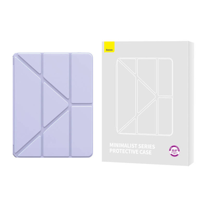 Funda protectora Baseus Minimalist Series para iPad Air 4/Air 5 de 10,9" (púrpura)