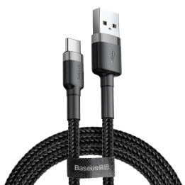 Baseus Cafule cable USB-C 2A 2m (Gris+Negro)