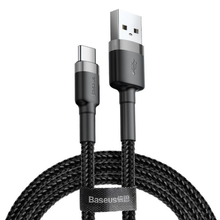 Baseus Cafule cable USB-C 2A 2m (Gris+Negro)