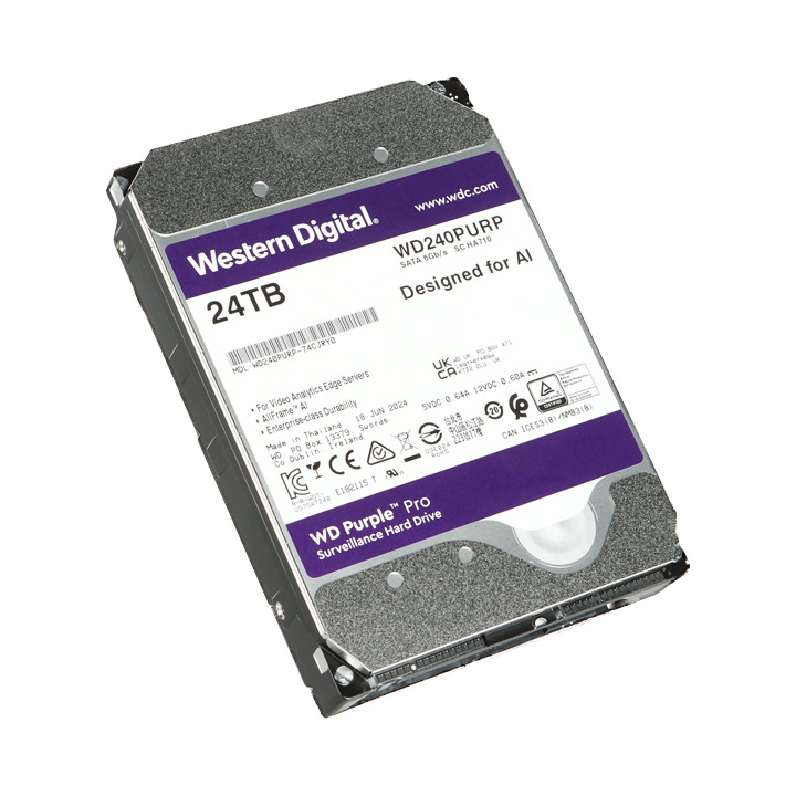 Жесткий диск для видеорегистратора HDD-WD240PURP 24 ТБ 24/7 WESTERN DIGITAL