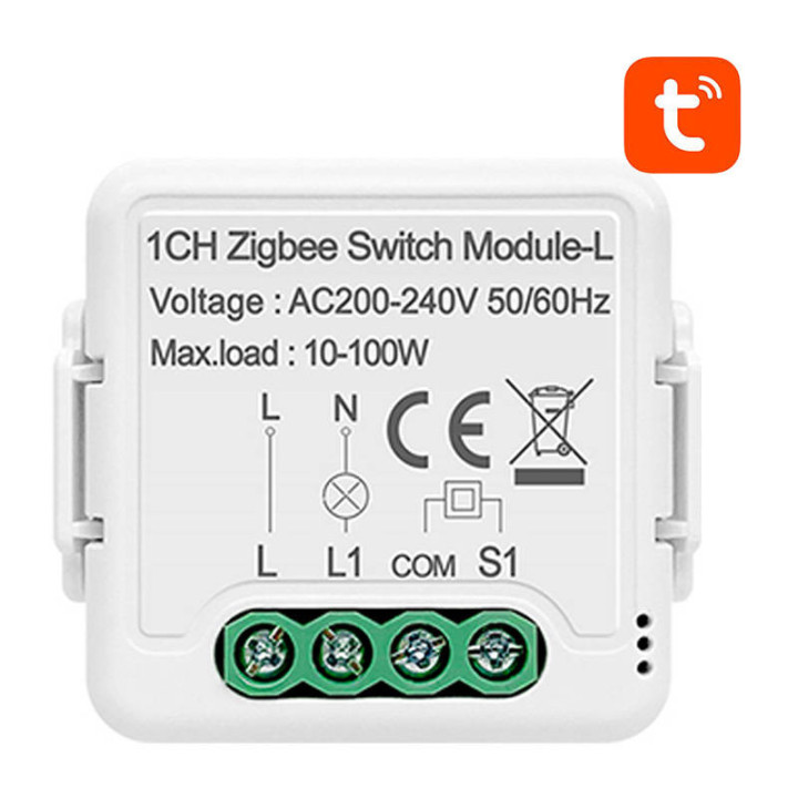 Smart Switch Modul ZigBee Avatto N-LZWSM01-1 No Neutral TUYA