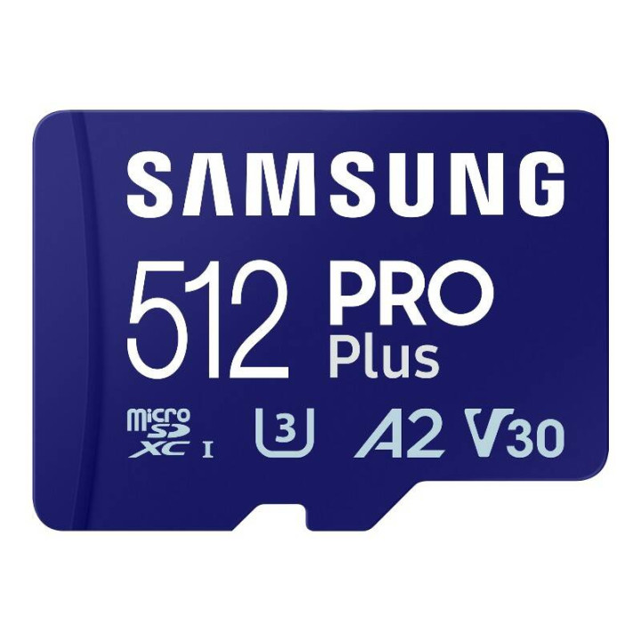 Карта памяти Samsung Pro PLUS microSDXC 512 ГБ 180/130 МБ/с UHS-I U3 (MB-MD512SA/EU)