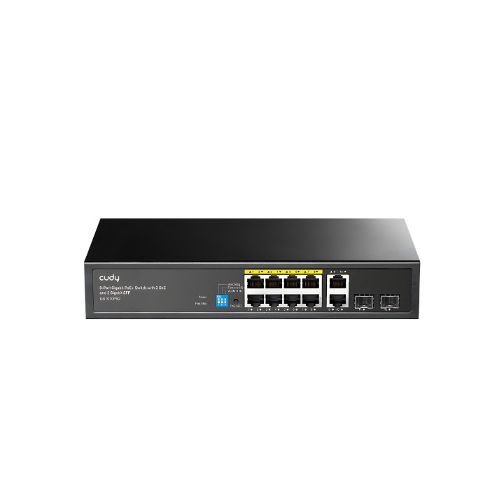 CUDY GS1010PS2 8-Port PoE Switch with SFP